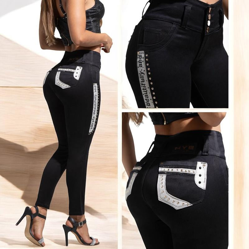 JEANS BLK0