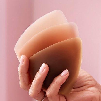 Sticky CAKES Triangles - the First-Ever Sticky Not Icky Triangle Nipple Covers Designed for Deep Vees and Swim