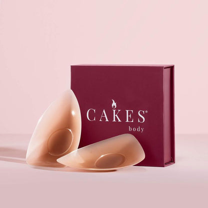Sticky CAKES Triangles - the First-Ever Sticky Not Icky Triangle Nipple Covers Designed for Deep Vees and Swim